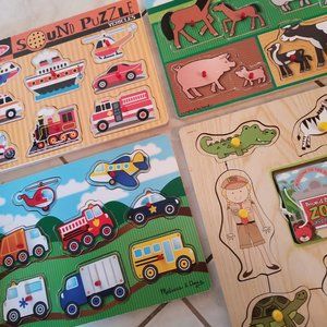 Set of 4 Kids Puzzles